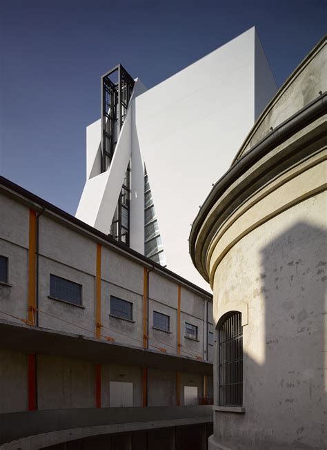 inaugurazione torre fondazione prada|oma fondazione prada.